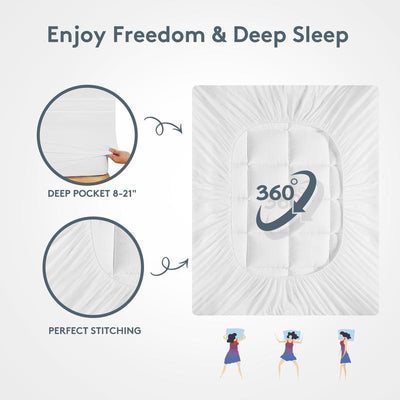 WestMonth™ - Premium 1000GSM Mattress Topper